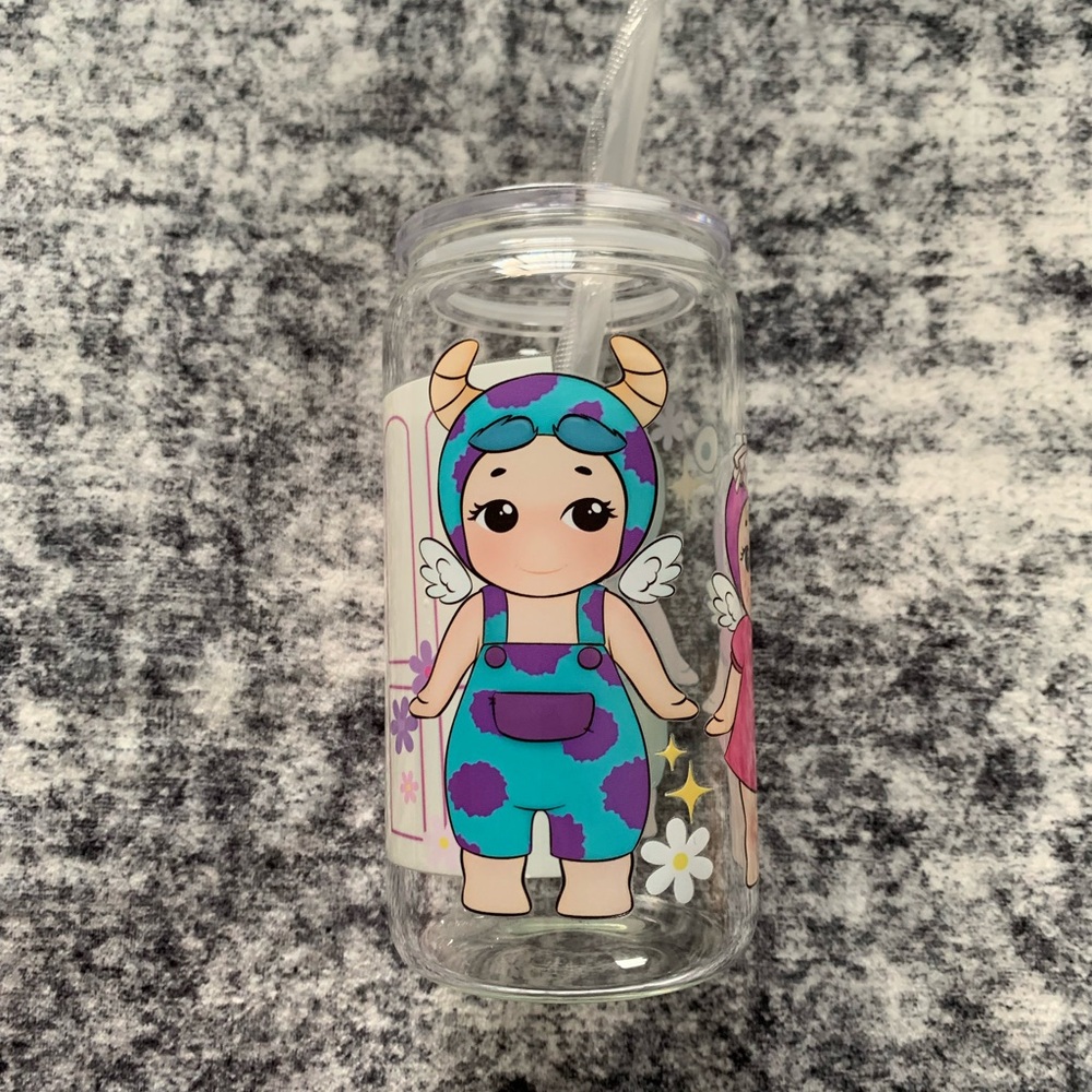 Purple and Blue Cartoon Doll with Accessories
